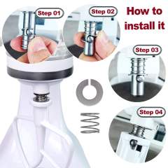 Stainless Steel Spring and Washer Fit Compatible with KitchenAid Stand Mixer Accessories