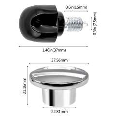 Hub Attachment Cap & Fixing Attachment Screw Compatible with KitchenAid 4.5&5 Quart Tilt-Head Stand Mixers