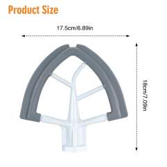 Flex Edge Beater Compatible with KitchenAid 4.5&5 Quart Tilt-Head Stand Mixers