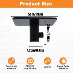 Stand Mixer Attachment Holders Compatible with Kitchenaid Mixer Accessories (Black)