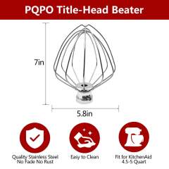 Compatible with KitchenAid 4.5&5 Quart Tilt-Head Stand Mixer
