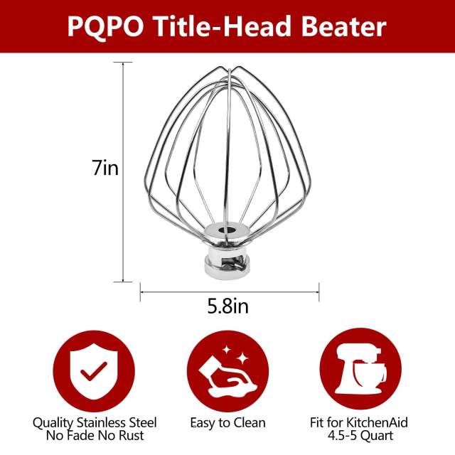 Compatible with KitchenAid 4.5&5 Quart Tilt-Head Stand Mixer
