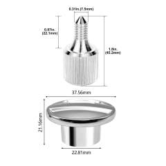Hub Attachment Cap & Stainless Steel Fixing Attachment Screw Compatible with KitchenAid 4.5 & 5 Quart Tilt-Head Stand Mixer