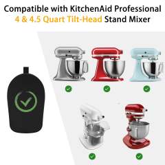 Mixer Sliding Mat Compatible with Kitchenaid 4.5 & 5 Quart Stand Mixer, Slider Mat Compatible with 4.5 & 5Qt Kitchenaid Mixer Accessories