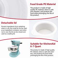 Mixers Bowl Covers Compatible with KitchenAid 6&7 Quart Bowl-Lift Stand Mixer