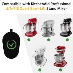 Mixer Sliding Mat for Kitchenaid 6/7/8 Quart Stand Mixer, Slider Mat Compatible with 5-8 Qt Kitchenaid Mixer Accessories