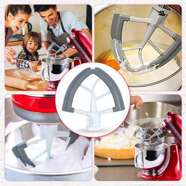Flex Edge Beater Compatible with KitchenAid 4.5&5 Quart Tilt-Head Stand Mixers