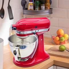 Stainless Steel Flat Beater Compatible with KitchenAid 4.5&5 Quart Tilt-Head Stand Mixers