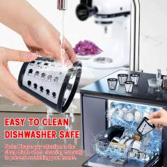 Slicer&Shredder Grater Attachment Compatible with KitchenAid Stand Mixer, 4 Blades, Cheese Grater Attachment