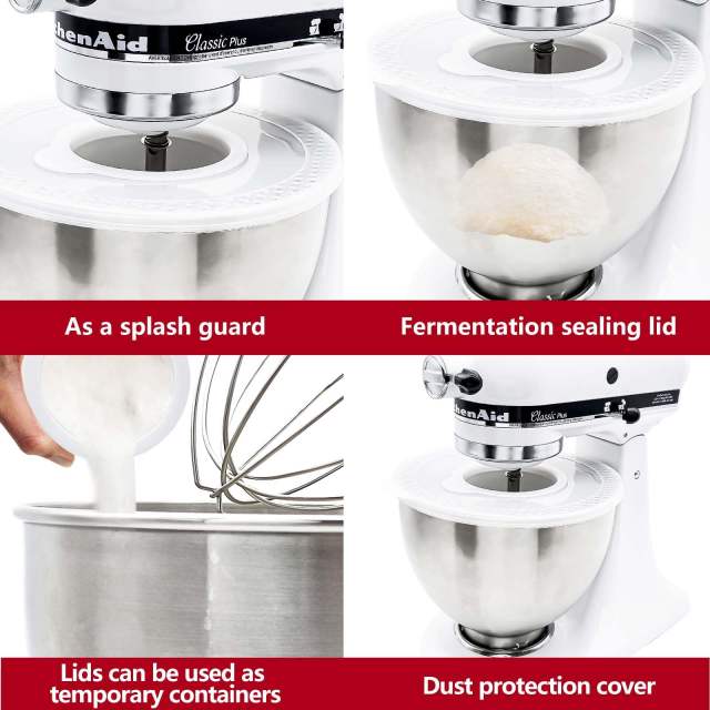 Mixers Bowl Covers Compatible with KitchenAid 4.5-5 Quart Tilt-Head Stand Mixer