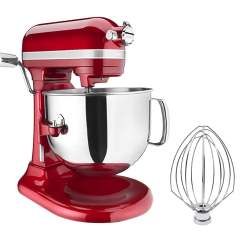 Stainless Steel 6-Wire Whip Attachment Compatible with KitchenAid 6 Quart Bowl-Lift Stand Mixer, Egg Heavy Cream Beater