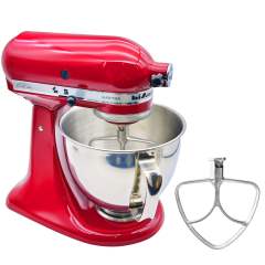 Stainless Steel Flat Beater Compatible with KitchenAid 4.5&5 Quart Tilt-Head Stand Mixers