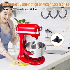 Stand Mixer Attachment Holders Compatible with Kitchenaid Mixer Accessories (Black)