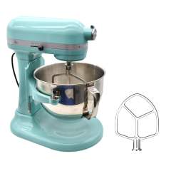 Stainless Steel Flat Beater Compatible with KitchenAid 6 Quart Bowl-Lift Stand Mixers