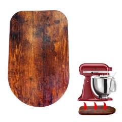 Wooden Mixer Slider Compatible with KitchenAid 4.5&5 Quart Tilt-Head Stand Mixer