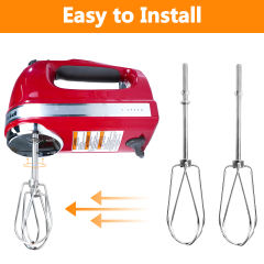 Hand Mixer Beaters Stainless Steel Attachments Compatible with kitchenAid Hand Mixer
