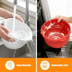 Silicone Liners Compatible with KitchenAid 4.5-5 Quart Tilt-Head mixer Bowl ,3 Liners with Lids