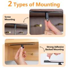 4 Pack Stand Mixer Attachment Holder Organizer Compatible with KitchenAid Mixer Accessories, for Storage and Organization of Your Kitchen Aid Attachments(Transparently)