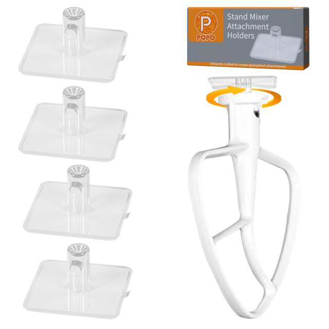 Stand Mixer Attachment Holders Compatible with Kitchenaid Mixer Accessories, for Storage Organize Your Kitchen Aid Attachments(Transparently)