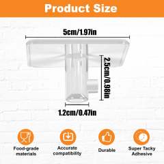 Stand Mixer Attachment Holders Compatible with Kitchenaid Mixer Accessories, for Storage Organize Your Kitchen Aid Attachments(Transparently)