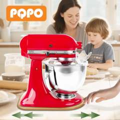 Bamboo Mixer Slider Compatible With Kitchenaid Stand Mixer,Easy-To-Move, Countertop-Protecting Mixer Accessories