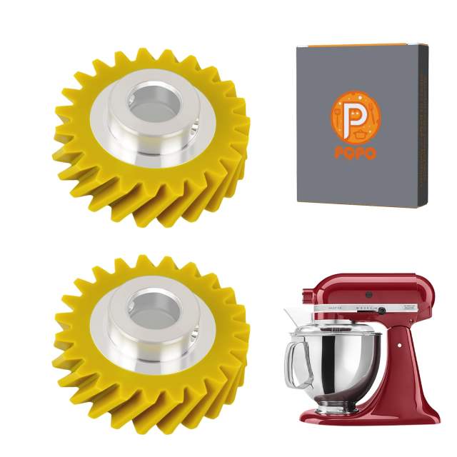 Upgraded Mixer Worm Gear replacement Compatible with KitchenAid Bowl-Lift/Tilt-Head Mixer Accessories（2PCS)