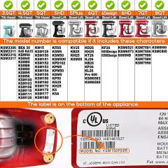 Upgraded Mixer Worm Gear replacement Compatible with KitchenAid Bowl-Lift/Tilt-Head Mixer Accessories（2PCS)