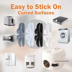 4 Pack Cord Organizer for Kitchen Appliances, Stick On Appliance Wire Organizer Wire Wrapper for Kitchen Appliances Stand Mixers (White)