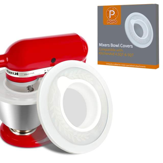 Stand Mixer Cover Compatible with KitchenAid 4.5-5 Quart Tilt-Head Stand Mixers Bowl,Dough Leavening Bowl Covers（1 PCS)