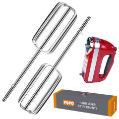 2 Pcs Hand Mixer Beaters Stainless Steel Attachments Compatible with kitchenAid Hand Mixer,Hand Mixers Replacement Parts