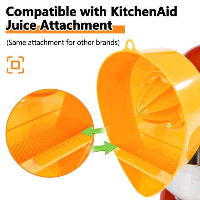 2 Pack Filter Parts Compatible with KitchenAid Juice Attachment