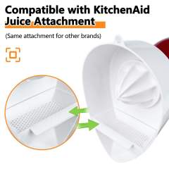 2 Pack Filter Parts Compatible with KitchenAid Juice Attachment