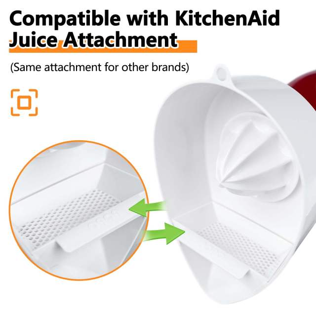2 Pack Filter Parts Compatible with KitchenAid Juice Attachment