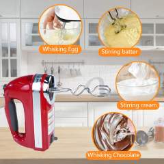 2 Pcs Hand Mixer Dough Hook Stainless Steel Attachments Compatible with kitchenAid Hand Mixer,Hand Mixer Replacement Attachments