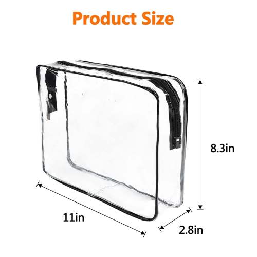 PQPO Transparent Stand Mixer Attachment Storage Bag, Dustproof Kitchen Organizer for Mixer Accessories, Clear PVC Zipper Pouch with Breathable Holes, Fits Most Brands, Easy to Clean, Space Saving