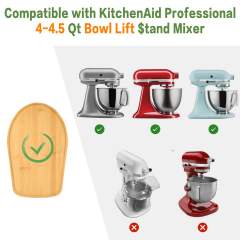 Bamboo Mixer Slider Compatible with KitchenAid 4.5/5 Quart Tilt-Head Stand Mixer