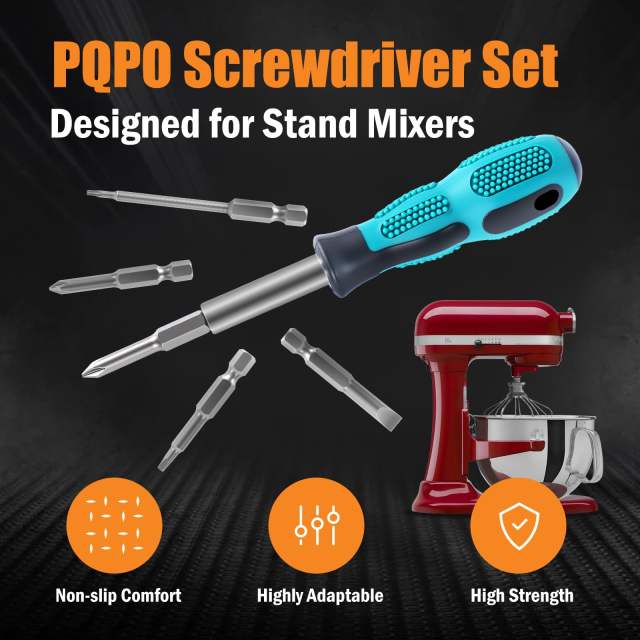 Grease Kit Compatible with KitchenAid Stand Mixer, 4 Oz Food Grade Grease & 4-in-1 Screwdriver Set with Spatula, Mixer Repair & Maintenance Kit, Reduces Gear Wear & Noise