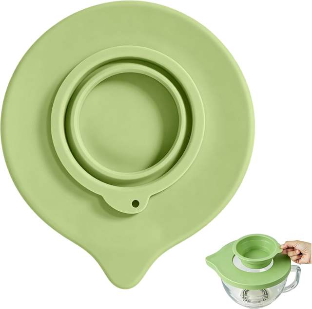Replacement Bowl Compatible with KitchenAid K5GB 4.5-5-Quart Glass Bowl | Durable Splash Guard with Easy Pour Feature | Cost-Effective Mixer Accessory