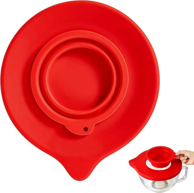 Replacement Bowl Compatible with KitchenAid K5GB 4.5-5-Quart Glass Bowl | Durable Splash Guard with Easy Pour Feature | Cost-Effective Mixer Accessory