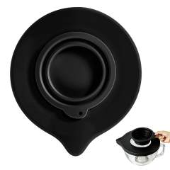 Replacement Bowl Compatible with KitchenAid K5GB 4.5-5-Quart Glass Bowl | Durable Splash Guard with Easy Pour Feature | Cost-Effective Mixer Accessory