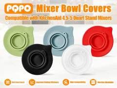 Replacement Bowl Compatible with KitchenAid K5GB 4.5-5-Quart Glass Bowl | Durable Splash Guard with Easy Pour Feature | Cost-Effective Mixer Accessory