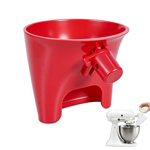 PQPO Flour Funnel Compatible with KitchenAid Artisan 5QT Tilt-Head Stand Mixer