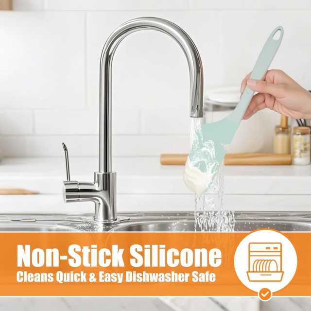 PQPO Non-Stick Silicone Kitchen Spatula