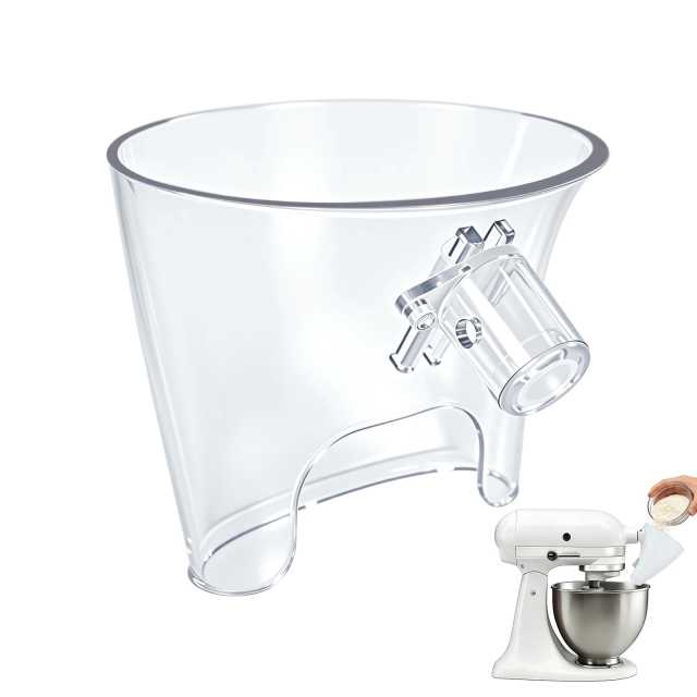 PQPO Flour Funnel Compatible with KitchenAid Artisan 5QT Tilt-Head Stand Mixer