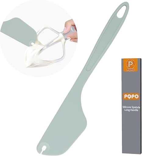 PQPO High Temperature Resistant 12-Inch Silicone Kitchen Spatula