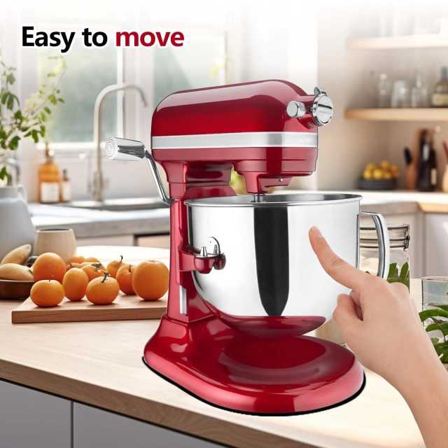 PQPOSliding Mat Compatible with KitchenAid 4.5/5 Quart Tilt-Head Stand Mixer