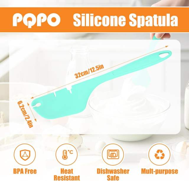 PQPO Non-Stick Silicone Kitchen Spatula