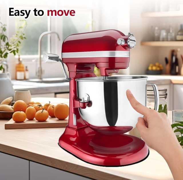 Sliding Mat Compatible with KitchenAid 6/7/8 Quart Bowl-Lift Stand Mixer