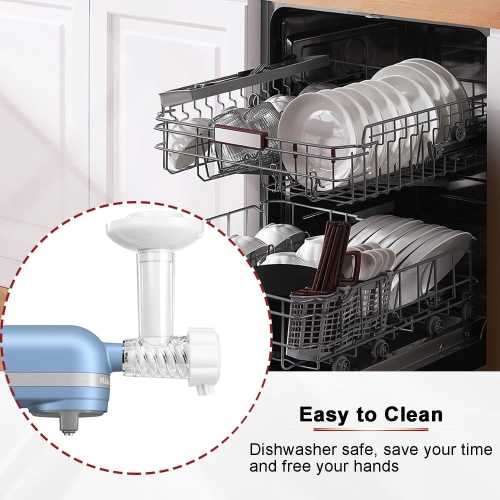 PQPO Ice Cream Maker Attachment for KitchenAid Stand Mixers, Dairy Free Frozen Fruit Soft Serve Machine, Compatible with KitchenAid & Cuisinart, for Yogurt/Gelato