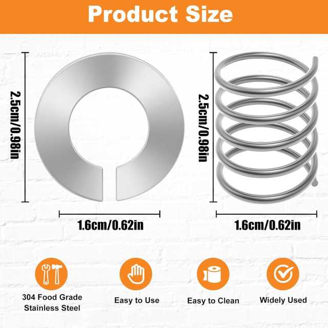 Stainless Steel Spring and Washer Fit Compatible with Kitchenaid Stand Mixer 3.5/4/5/6/7/8 Quart